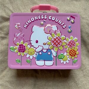 Hello Kitty Pink Floral Lunch Box